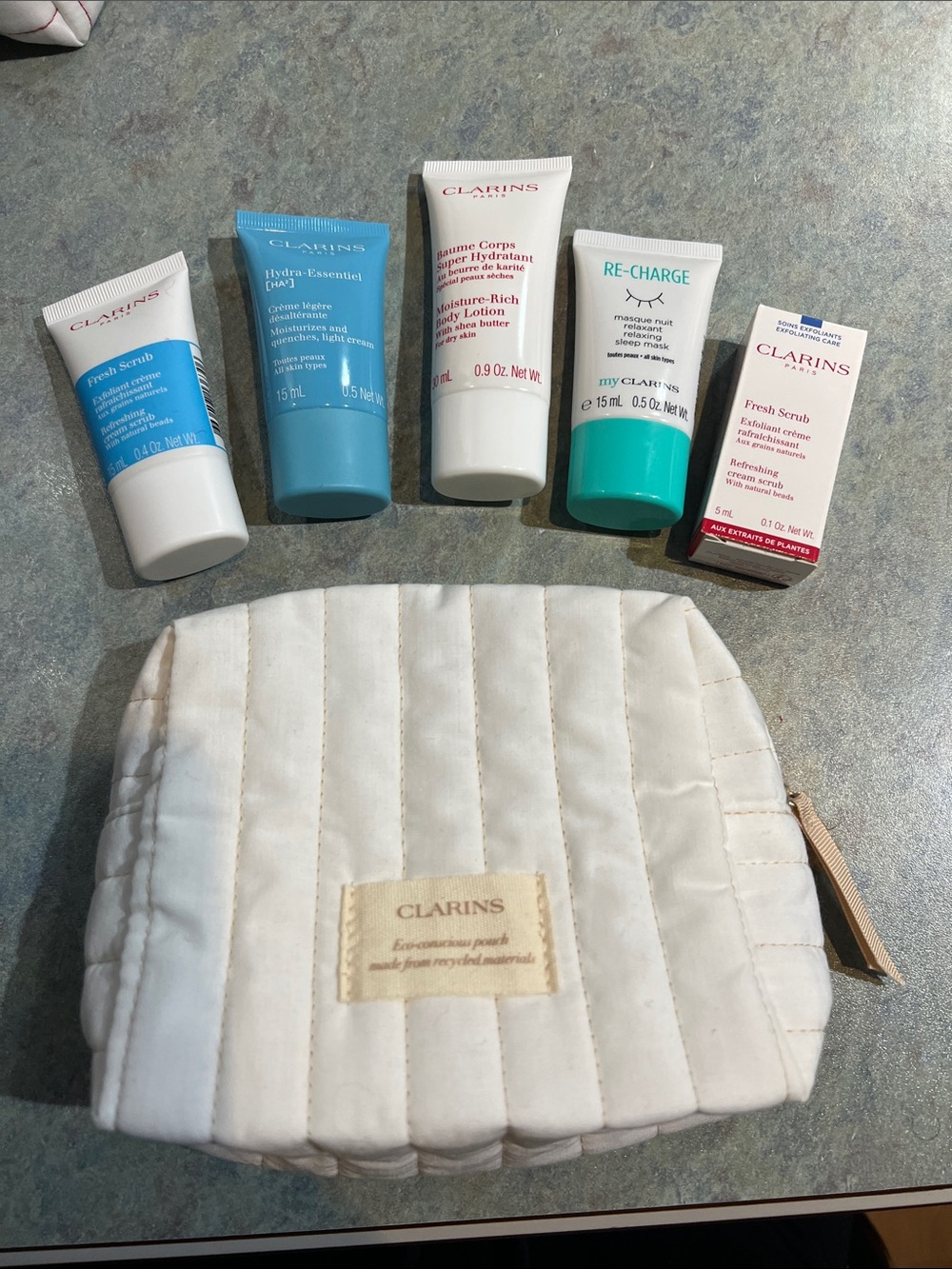 Clarins Travel Skincare Set for travel